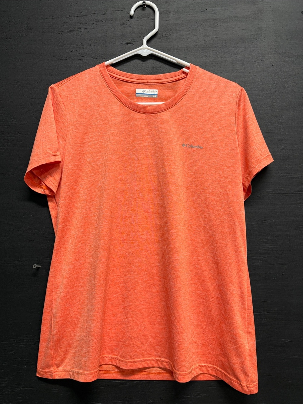 Columbia Coral/Orange Short Sleeve Performance Tee